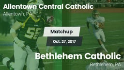 Matchup: Allentown Central vs. Bethlehem Catholic  2017