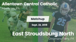 Matchup: Allentown Central vs. East Stroudsburg North  2018
