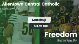 Matchup: Allentown Central vs. Freedom  2018