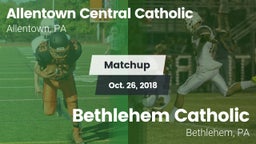 Matchup: Allentown Central vs. Bethlehem Catholic  2018