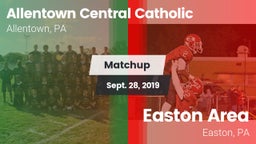 Matchup: Allentown Central vs. Easton Area  2019