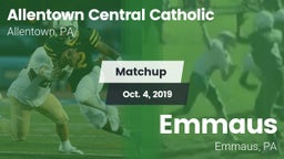 Matchup: Allentown Central vs. Emmaus  2019