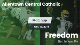 Matchup: Allentown Central vs. Freedom  2019