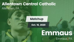 Matchup: Allentown Central vs. Emmaus  2020