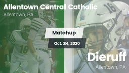 Matchup: Allentown Central vs. Dieruff  2020