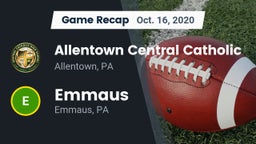 Recap: Allentown Central Catholic  vs. Emmaus  2020