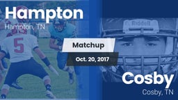 Matchup: Hampton  vs. Cosby  2017