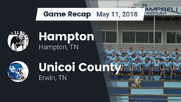 Recap: Hampton  vs. Unicoi County  2018