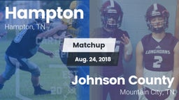 Matchup: Hampton  vs. Johnson County  2018