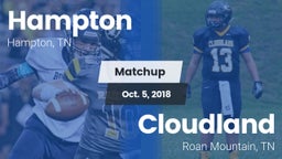 Matchup: Hampton  vs. Cloudland  2018