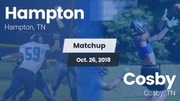 Matchup: Hampton  vs. Cosby  2018