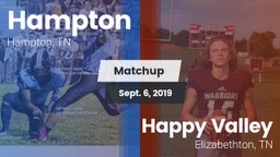 Matchup: Hampton  vs. Happy Valley   2019