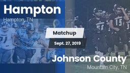 Matchup: Hampton  vs. Johnson County  2019