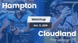 Matchup: Hampton  vs. Cloudland  2019