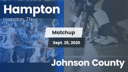 Matchup: Hampton  vs. Johnson County 2020