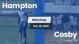 Matchup: Hampton  vs. Cosby  2020
