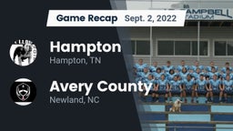 Recap: Hampton  vs. Avery County  2022