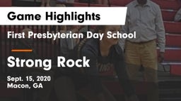 First Presbyterian Day School vs Strong Rock  Game Highlights - Sept. 15, 2020