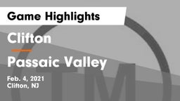 Clifton  vs Passaic Valley  Game Highlights - Feb. 4, 2021
