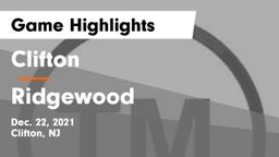 Clifton  vs Ridgewood  Game Highlights - Dec. 22, 2021