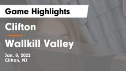 Clifton  vs Wallkill Valley  Game Highlights - Jan. 8, 2022