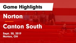 Norton  vs Canton South  Game Highlights - Sept. 30, 2019