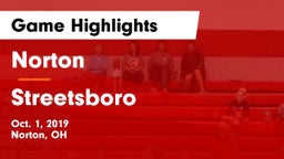 Norton  vs Streetsboro  Game Highlights - Oct. 1, 2019