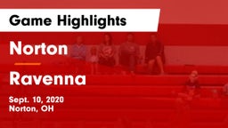 Norton  vs Ravenna  Game Highlights - Sept. 10, 2020