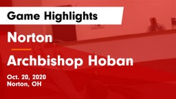 Norton  vs Archbishop Hoban  Game Highlights - Oct. 20, 2020