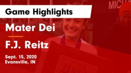 Mater Dei  vs F.J. Reitz  Game Highlights - Sept. 15, 2020