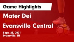 Mater Dei  vs Evansville Central  Game Highlights - Sept. 28, 2021