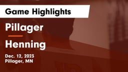 Pillager  vs Henning  Game Highlights - Dec. 12, 2023
