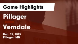 Pillager  vs Verndale  Game Highlights - Dec. 15, 2023