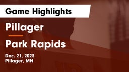 Pillager  vs Park Rapids  Game Highlights - Dec. 21, 2023