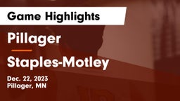 Pillager  vs Staples-Motley  Game Highlights - Dec. 22, 2023