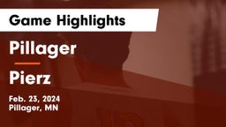 Pillager  vs Pierz  Game Highlights - Feb. 23, 2024