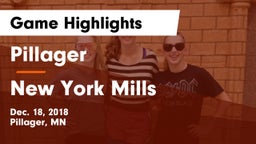 Pillager  vs New York Mills  Game Highlights - Dec. 18, 2018
