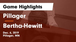 Pillager  vs Bertha-Hewitt  Game Highlights - Dec. 6, 2019