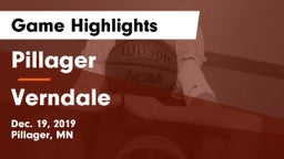Pillager  vs Verndale  Game Highlights - Dec. 19, 2019