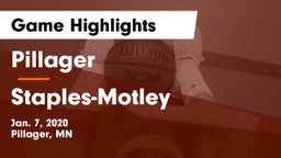 Pillager  vs Staples-Motley  Game Highlights - Jan. 7, 2020