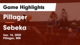 Pillager  vs Sebeka  Game Highlights - Jan. 14, 2020