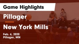 Pillager  vs New York Mills  Game Highlights - Feb. 6, 2020