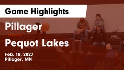 Pillager  vs Pequot Lakes  Game Highlights - Feb. 18, 2020