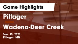 Pillager  vs Wadena-Deer Creek  Game Highlights - Jan. 15, 2021