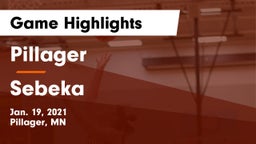 Pillager  vs Sebeka  Game Highlights - Jan. 19, 2021