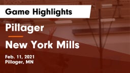 Pillager  vs New York Mills  Game Highlights - Feb. 11, 2021