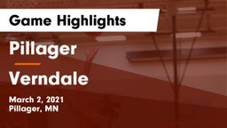 Pillager  vs Verndale  Game Highlights - March 2, 2021