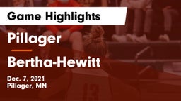Pillager  vs Bertha-Hewitt  Game Highlights - Dec. 7, 2021