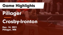 Pillager  vs Crosby-Ironton  Game Highlights - Dec. 14, 2021