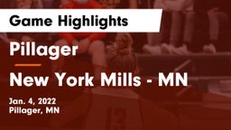 Pillager  vs New York Mills  - MN Game Highlights - Jan. 4, 2022